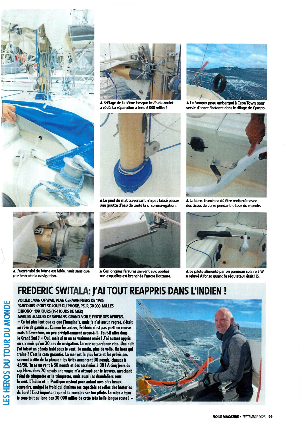 Article du journal Voile et Voilier 06/2025